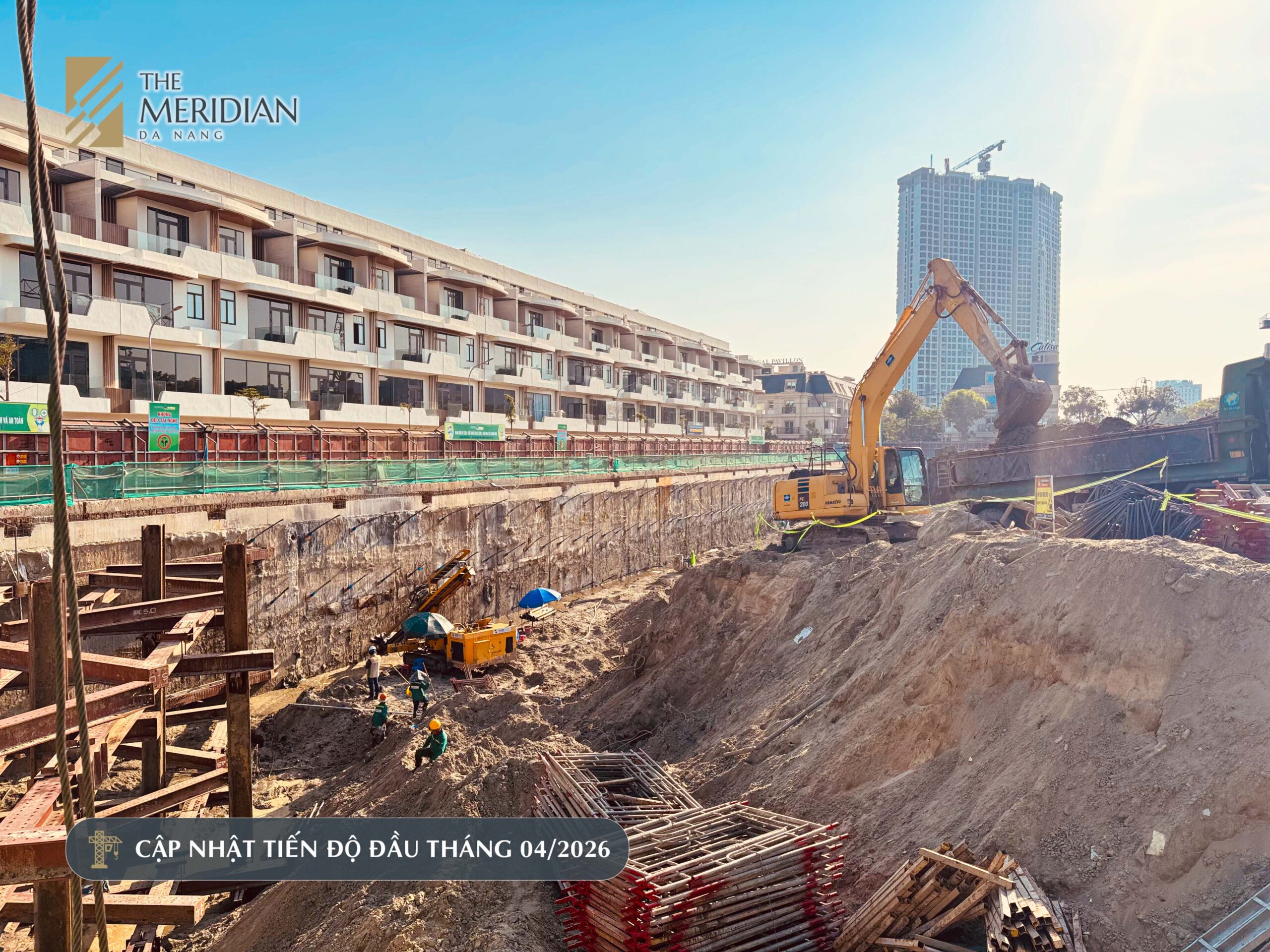 Cập nhật tiến độ dự án The Meridian tháng 4/2026