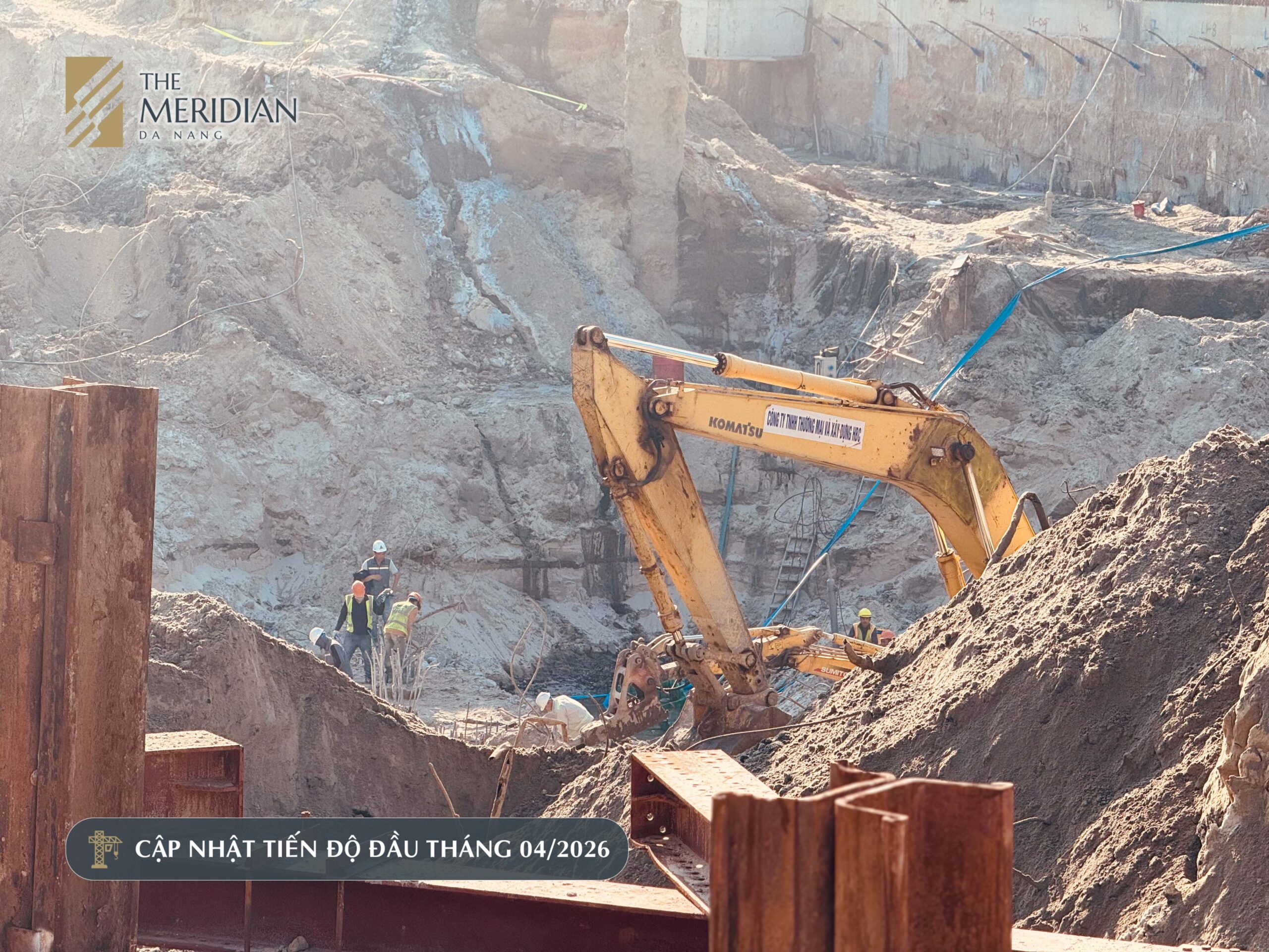 Tiến độ dự án The Meridian - Tháng 4/2026