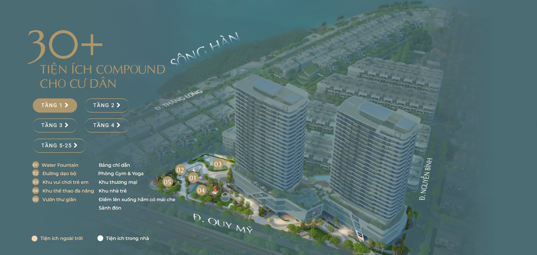 tiện ích nội khu the Meridian