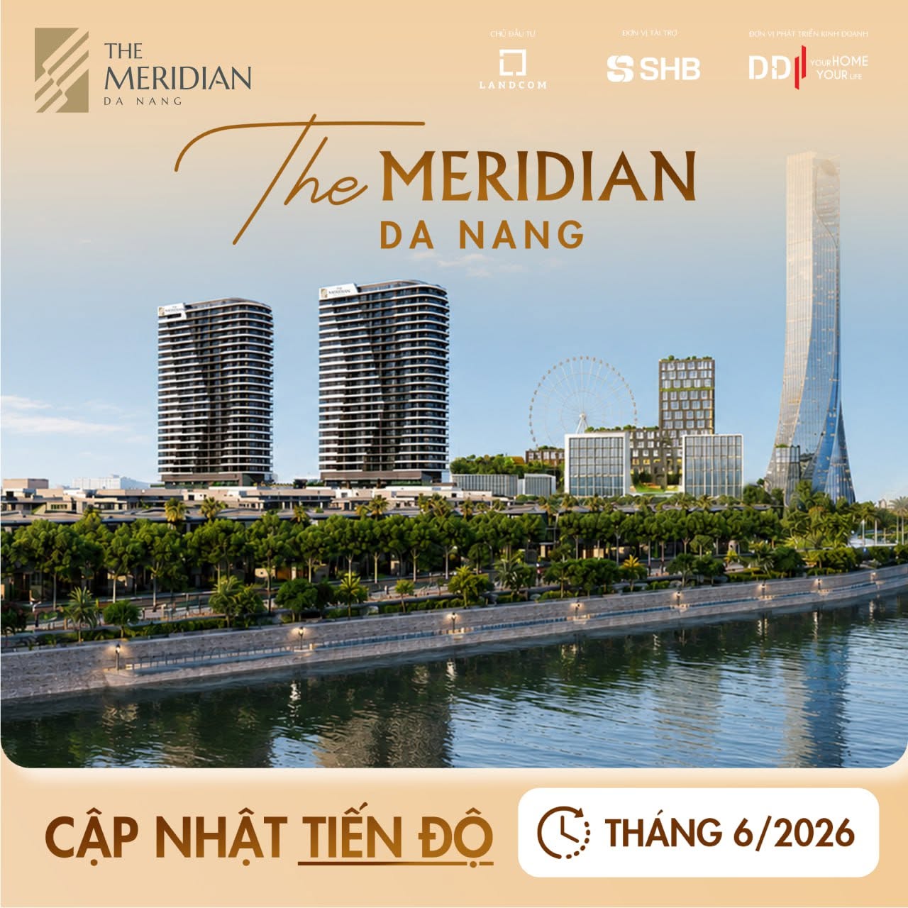 Cập nhật tiến độ dự án The Meridian Đà Nẵng tháng 6