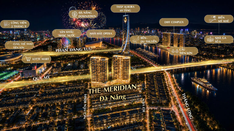 The Meridian Đà Nẵng: Tâm điểm đầu tư mới bên sông Hàn, liền kề Da Nang Downtown