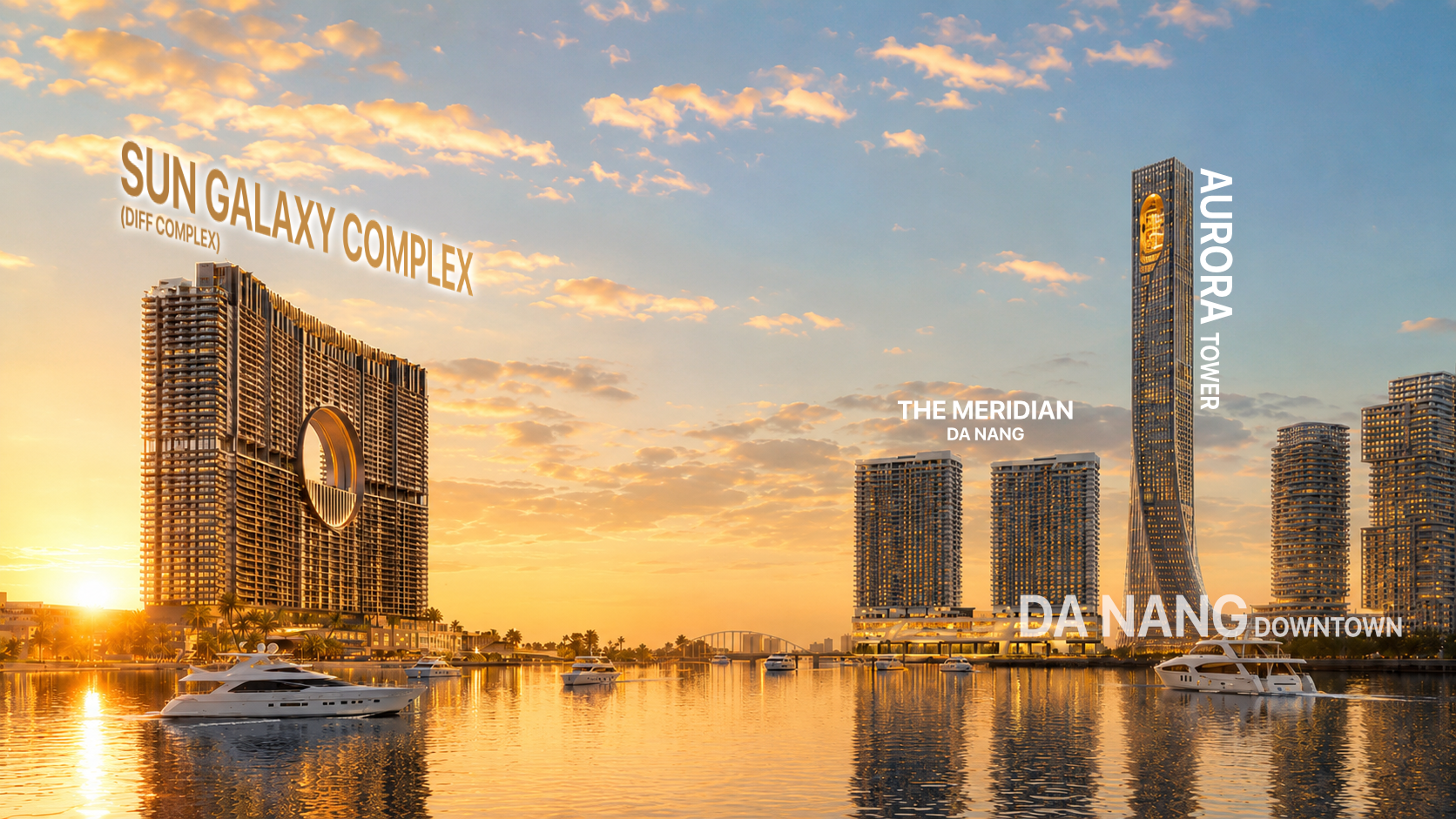 The Meridian Đà Nẵng hưởng lợi từ hệ sinh thái Sun Galaxy Complex