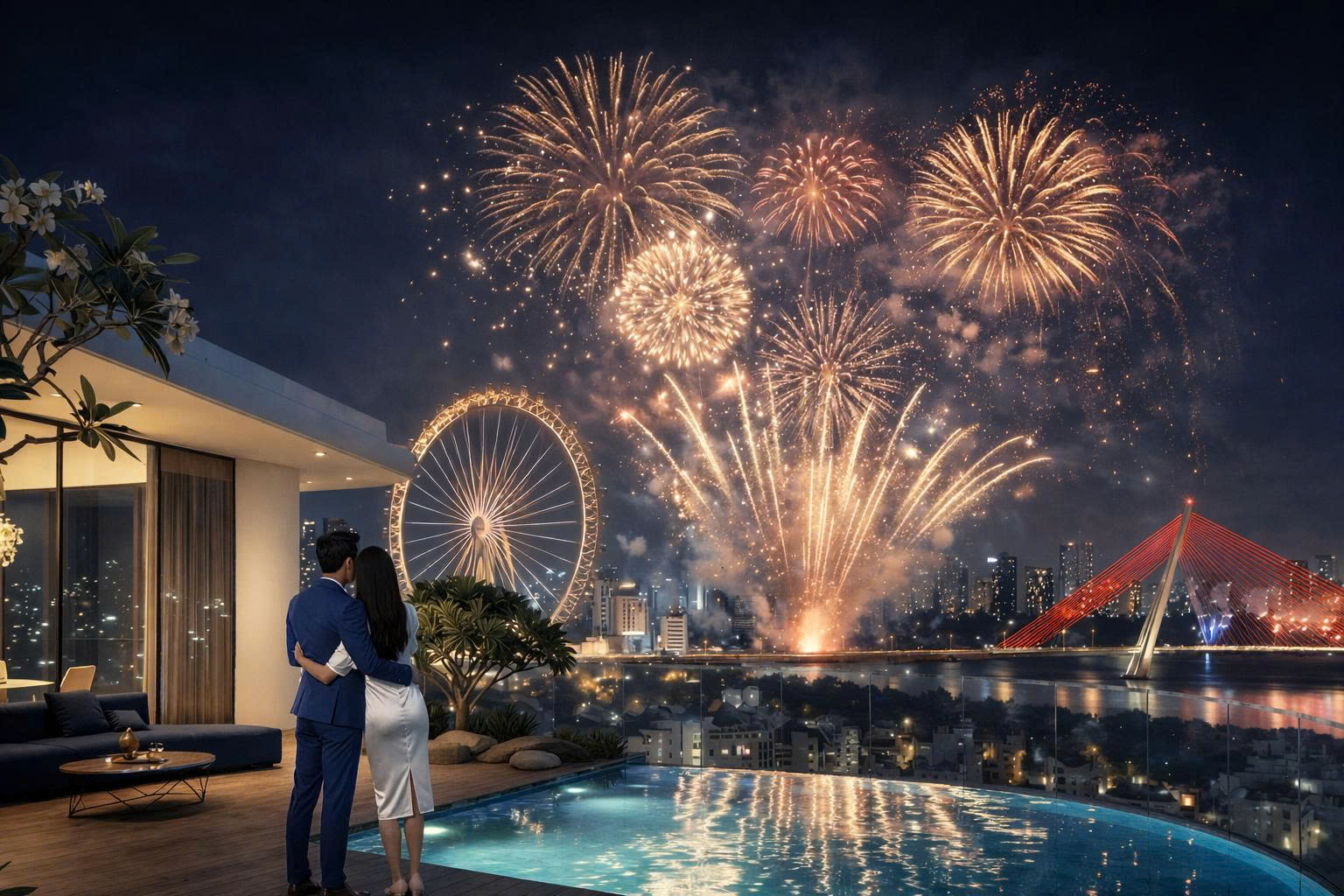 Căn hộ view pháo hoa Đà Nẵng