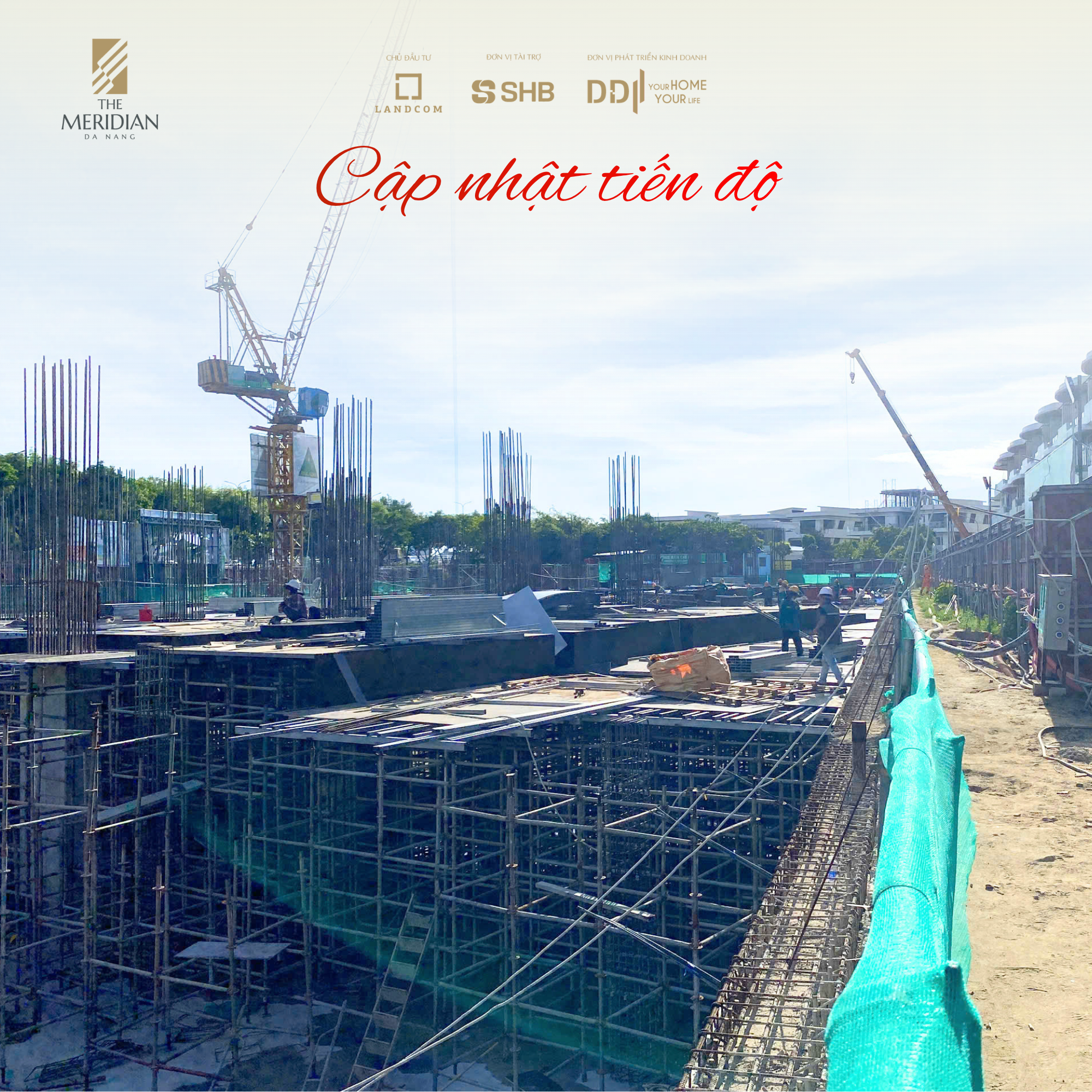 Cập nhật tiến độ tháng 8 dự án The Meridian Đà Nẵng