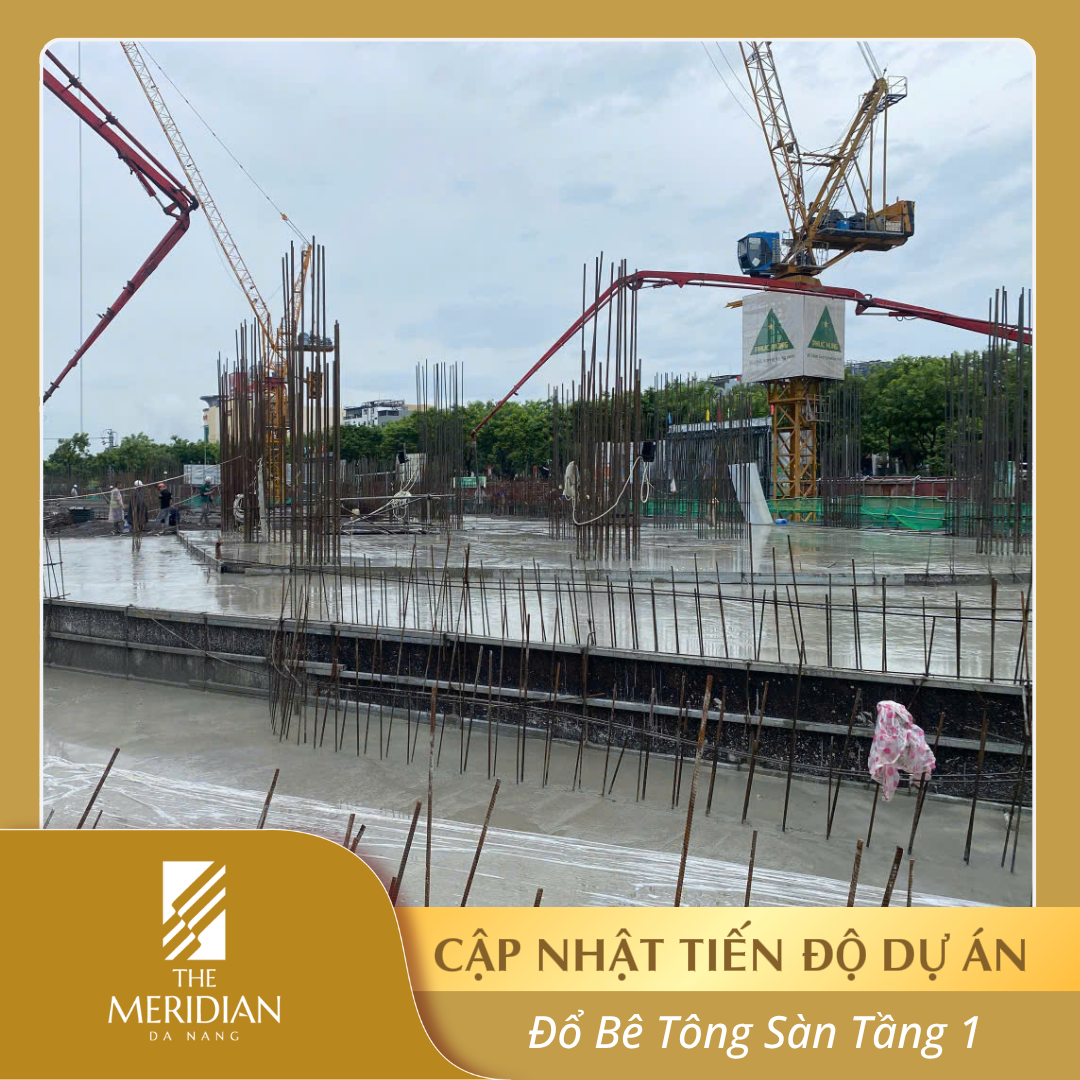 Cập nhật tiến độ tháng 9 dự án The Meridian Đà Nẵng
